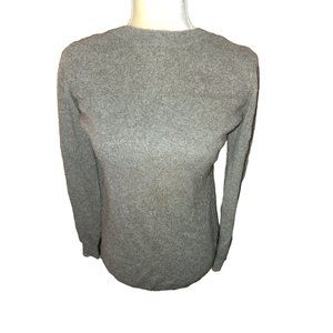 Ply Cashmere Pull-Over Sweater Grey Women's Size Large